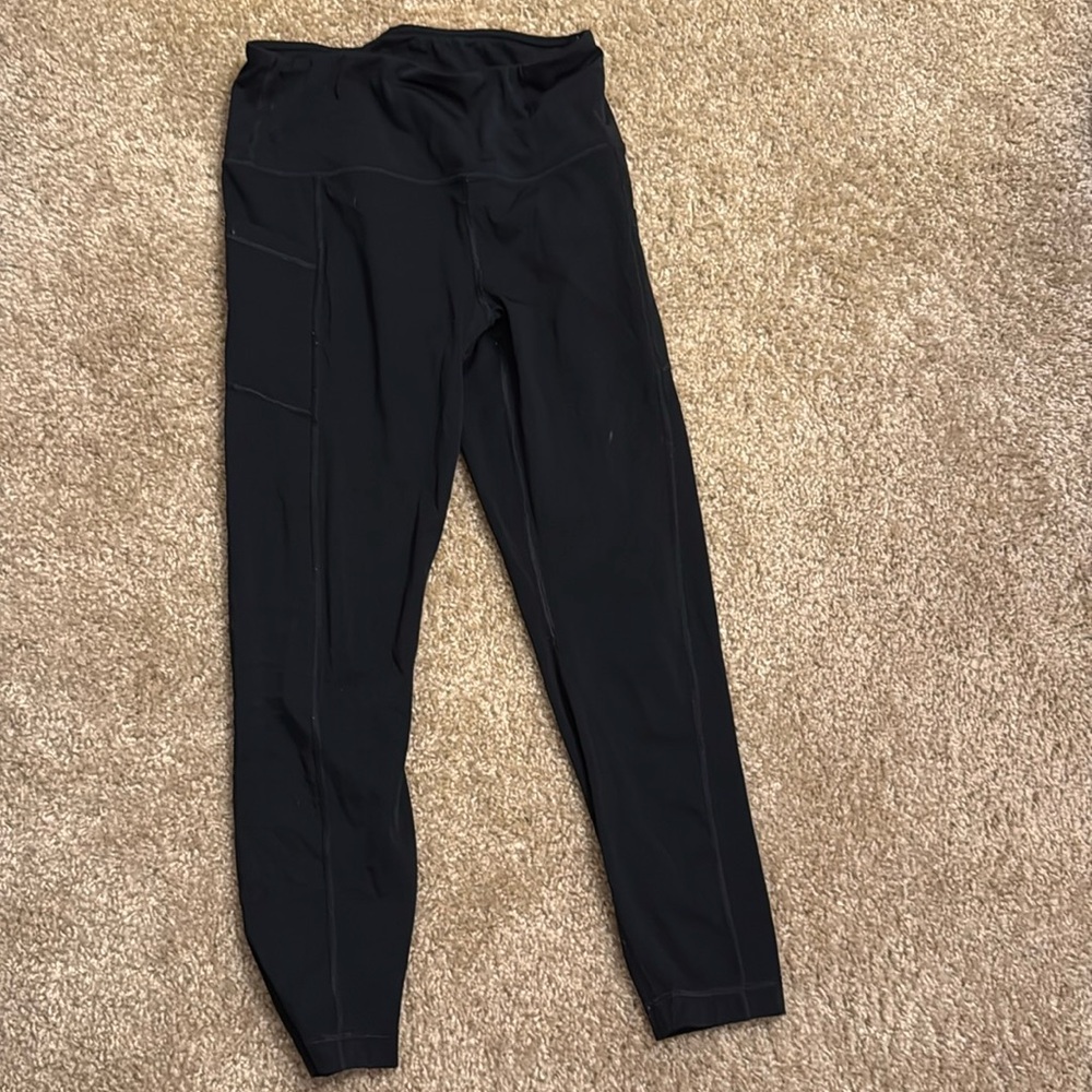 90 Degree By Reflex Black Cropped Leggings